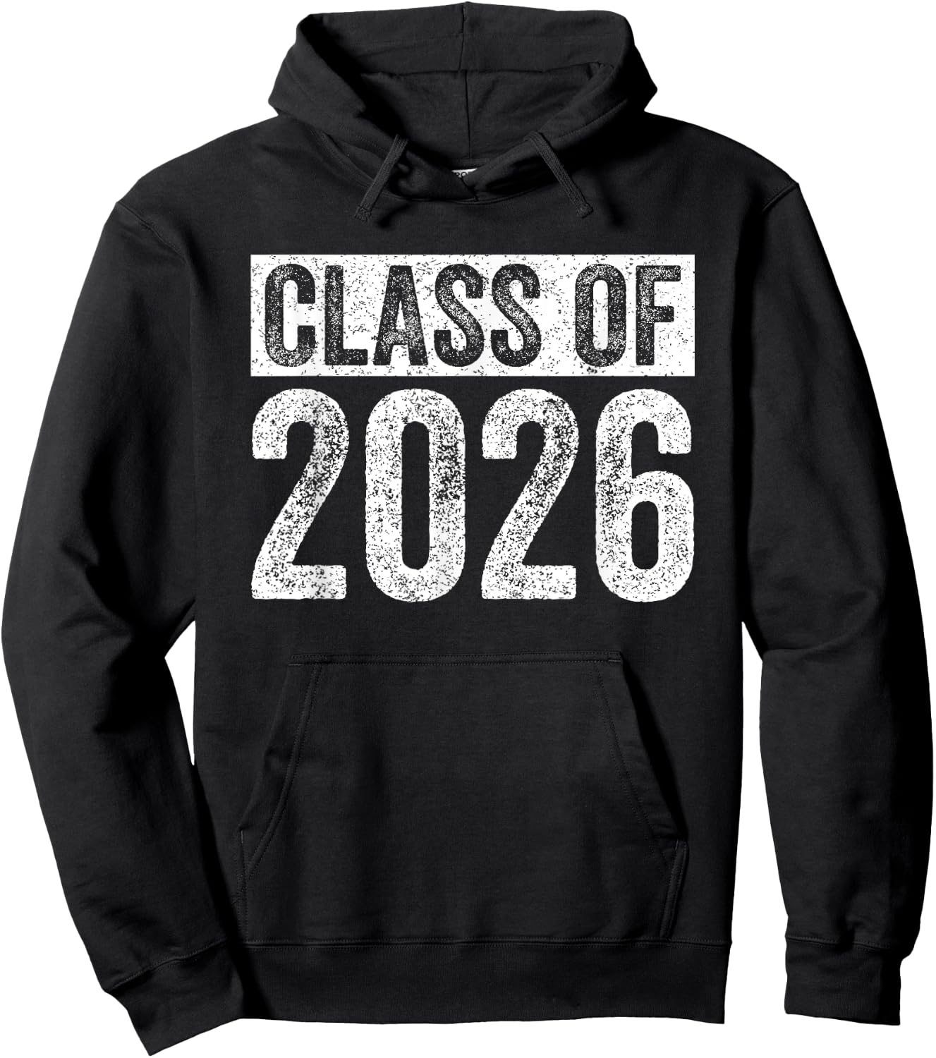 Senior 2026 Graduation Shirt Class Of 2026 Vintage School Hoodie - Hoodie | Black