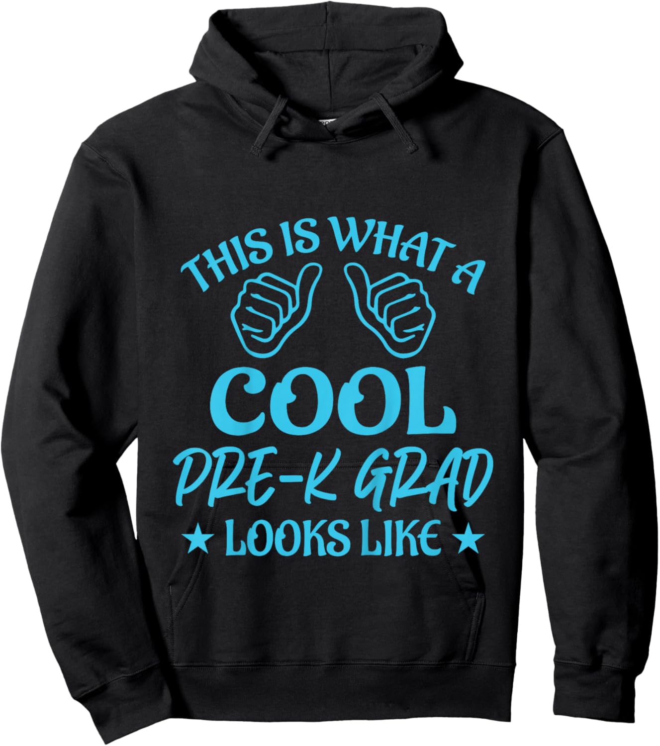 Kids Pre-K Grad 2025 Preschool Prek Graduation Hoodie - Hoodie | Black