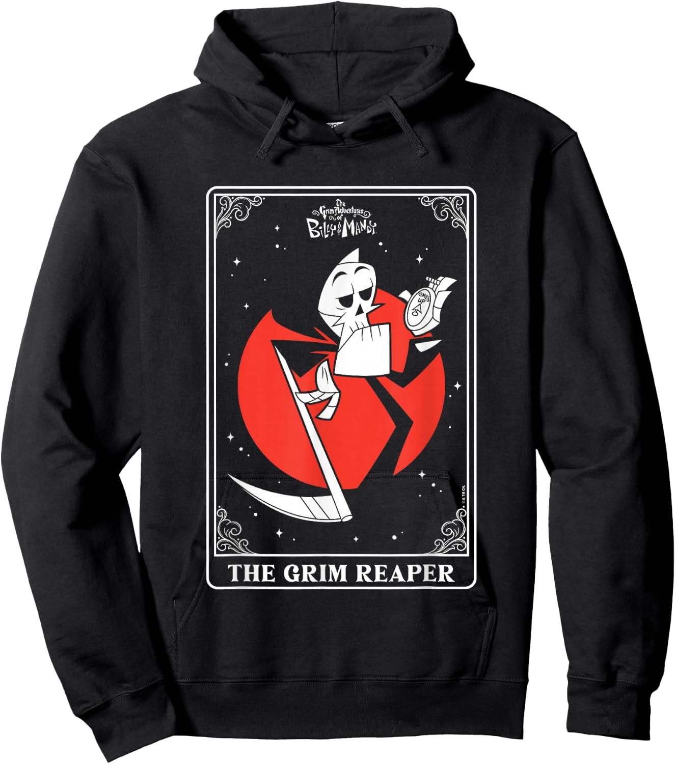 The Grim Adventures of Billy and Mandy Grim Reaper Tarot Hoodie - Hoodie | Black