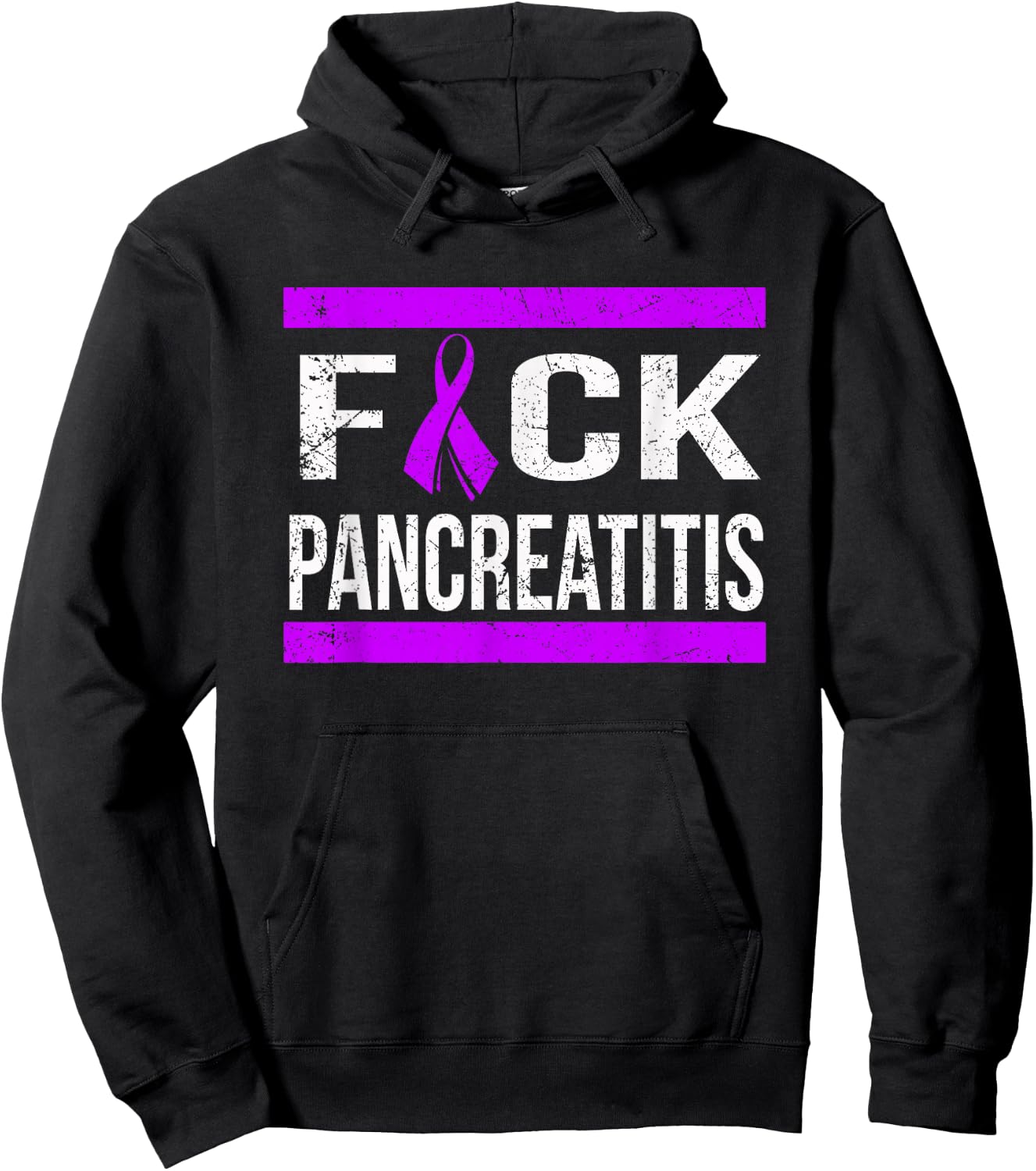Support Pancreatitis Awareness T Shirt Hoodie - Hoodie | Black