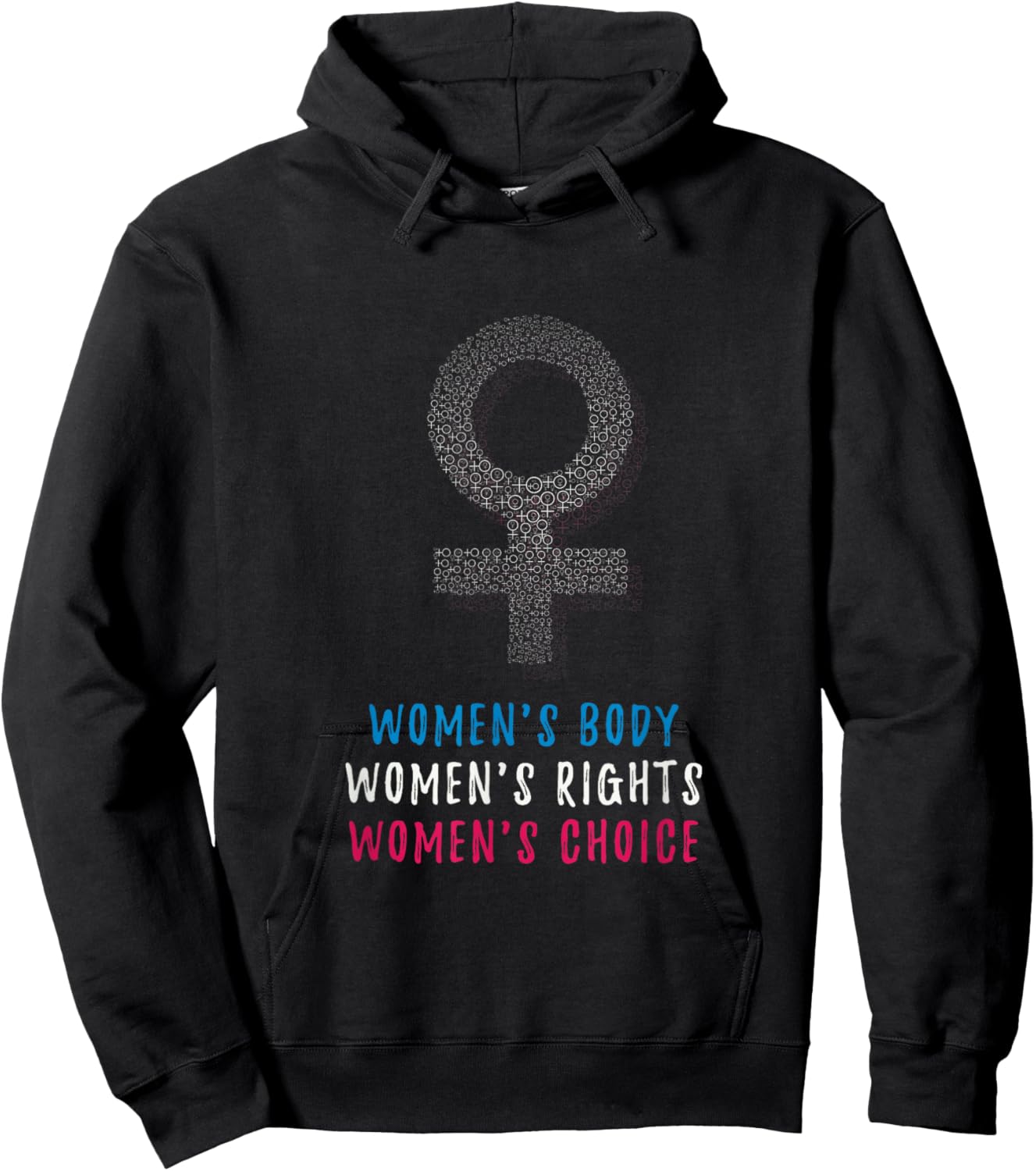 Women Rights Shirt Pro Choice Apparel Support Abortion Hoodie - Hoodie | Black