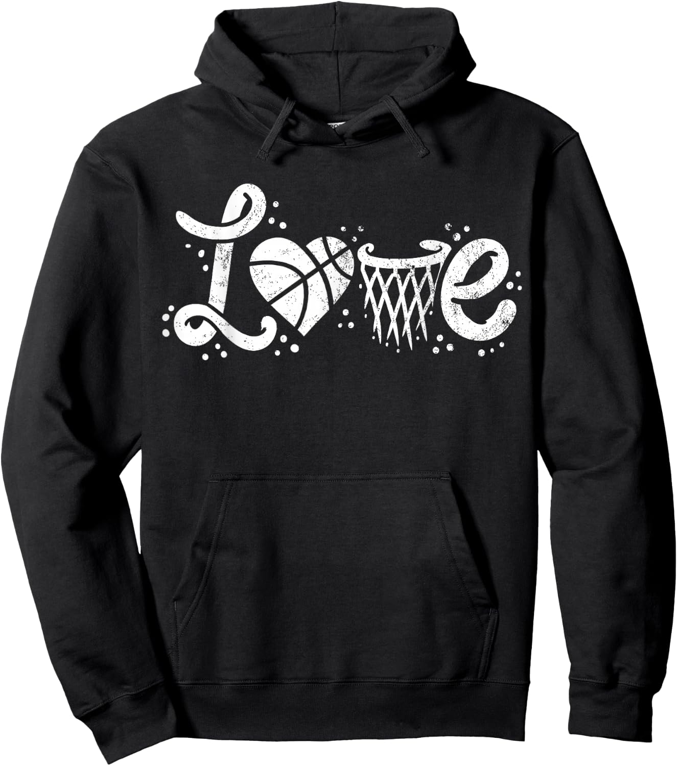 Basketball Player Court Ball Gift Hoodie - Hoodie | Black