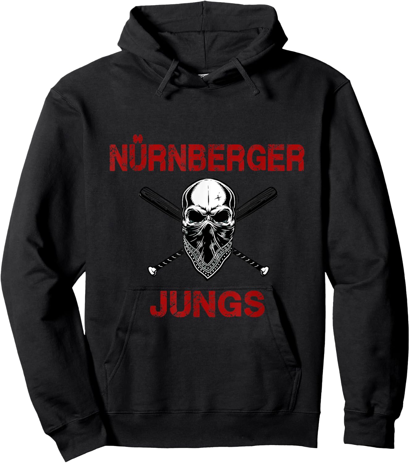 Ultras Nürnberg Nürnberger Jungs Fußball Tradition FCN Hoodie - Hoodie | Black