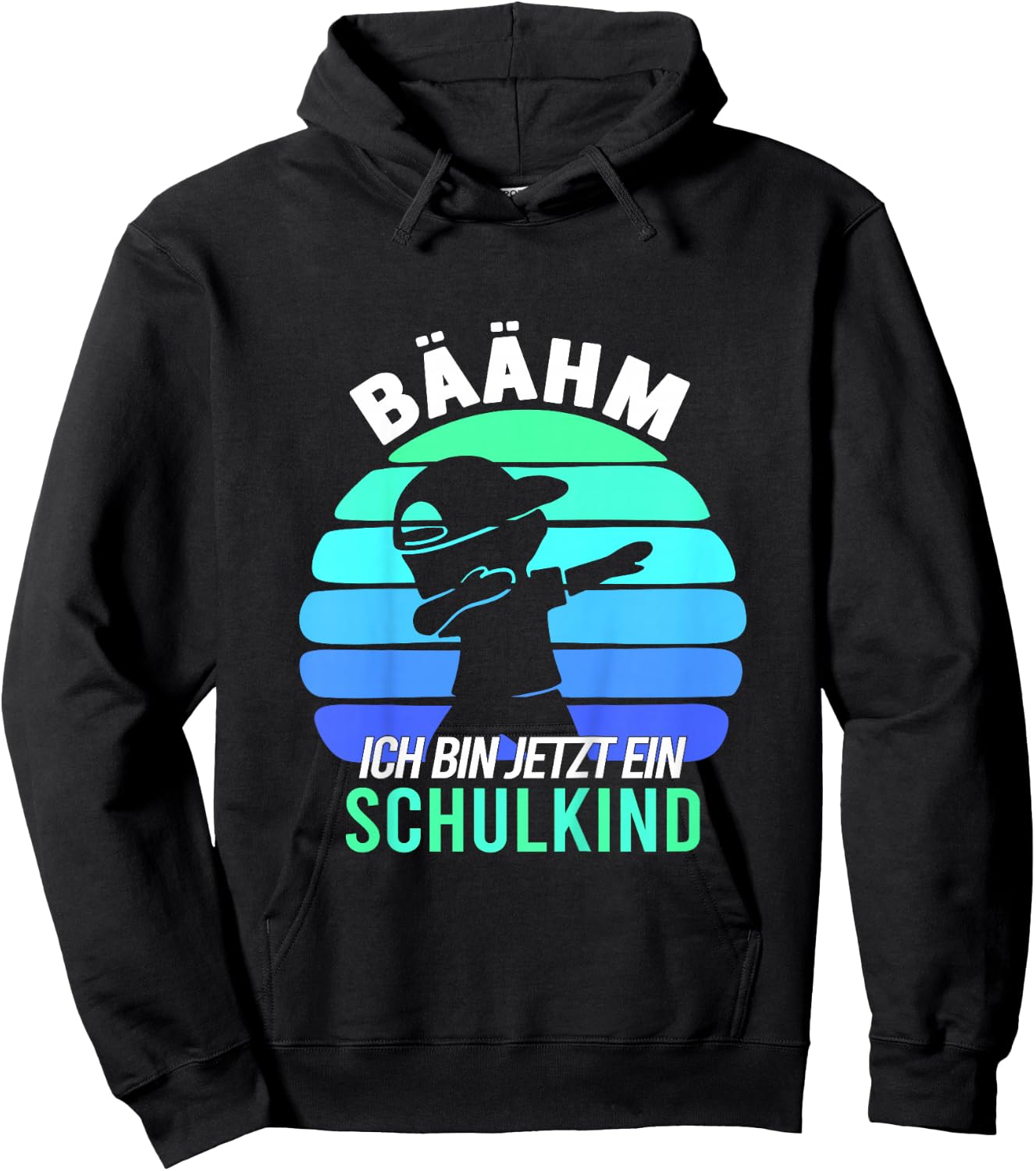 Kinder Bäähm!!! Schulkind 2026 Schuljunge Einschulung Junge Hoodie - Hoodie | Black