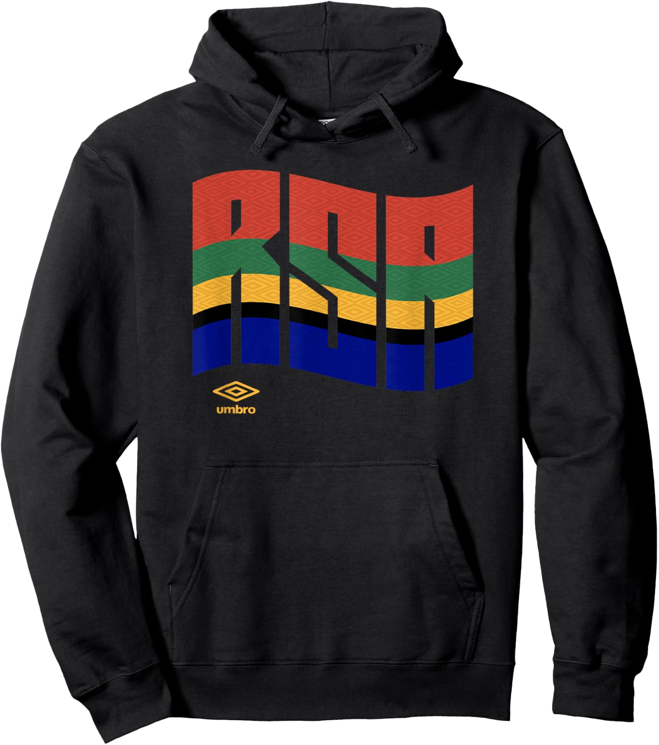 Umbro International Soccer Wavy South Africa Logo Hoodie - Hoodie | Black
