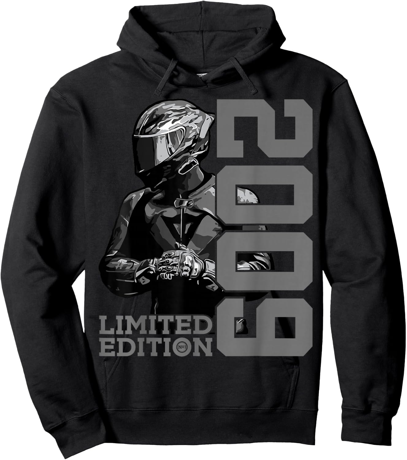 Limited Edition 2009 Biker Motorrad 17. Geburtstag Hoodie - Hoodie | Black