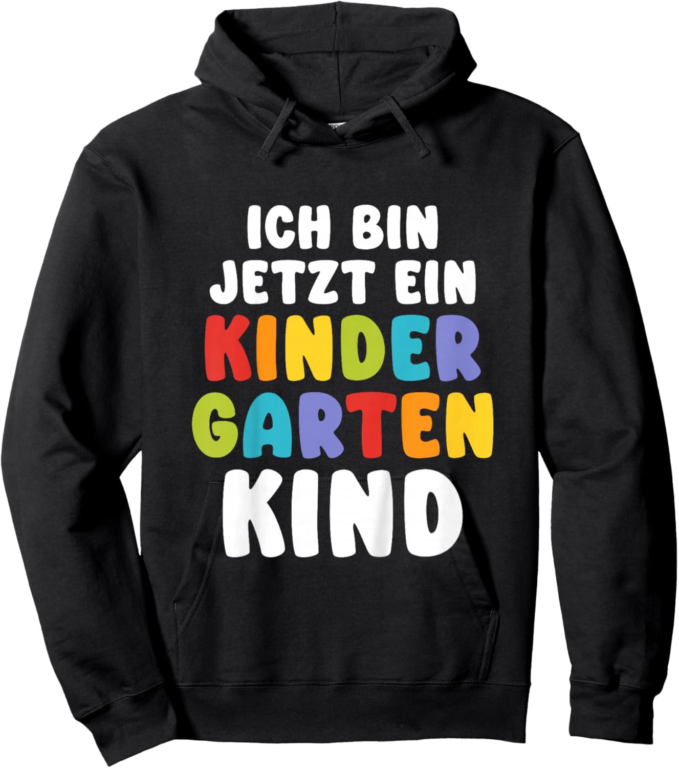Children's First Day Start 1st Nursery Day, black Hoodie - Hoodie | Black