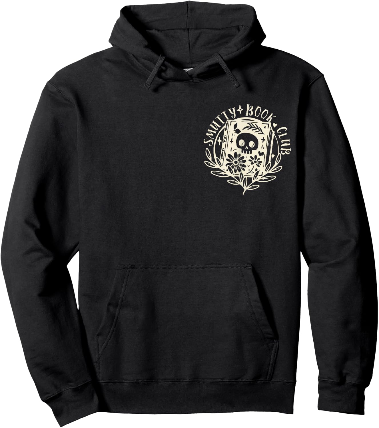 Smutty Book Club Smutty Book Lover FRONT AND BACK Spicy Book Hoodie - Hoodie | Black