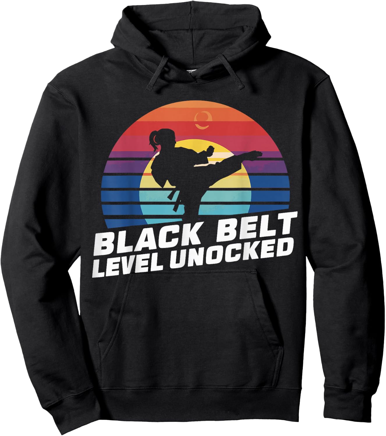 Black Belt Level Unlocked Hoodie - Hoodie | Black