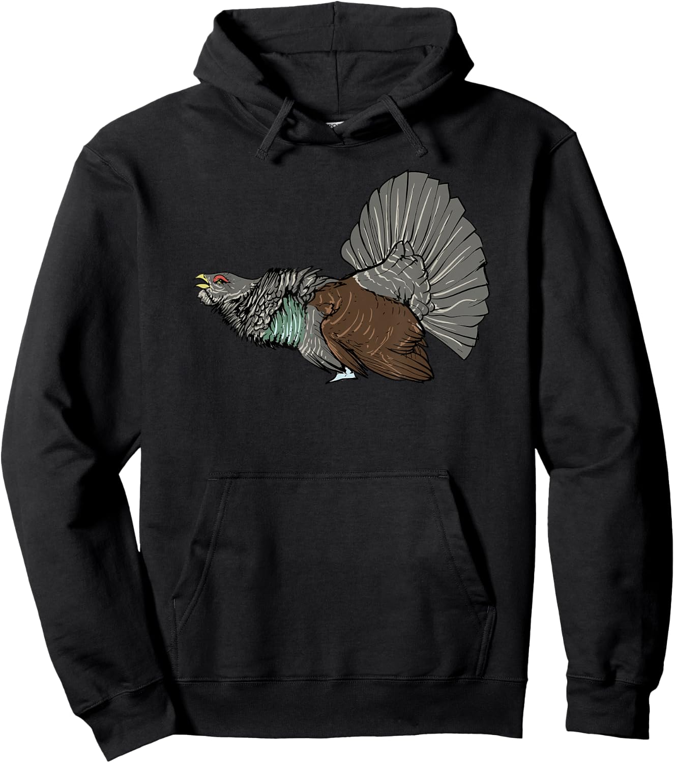 Capercaillie I Chicken Bird Capercaillie Design for Hunters Hoodie - Hoodie | Black