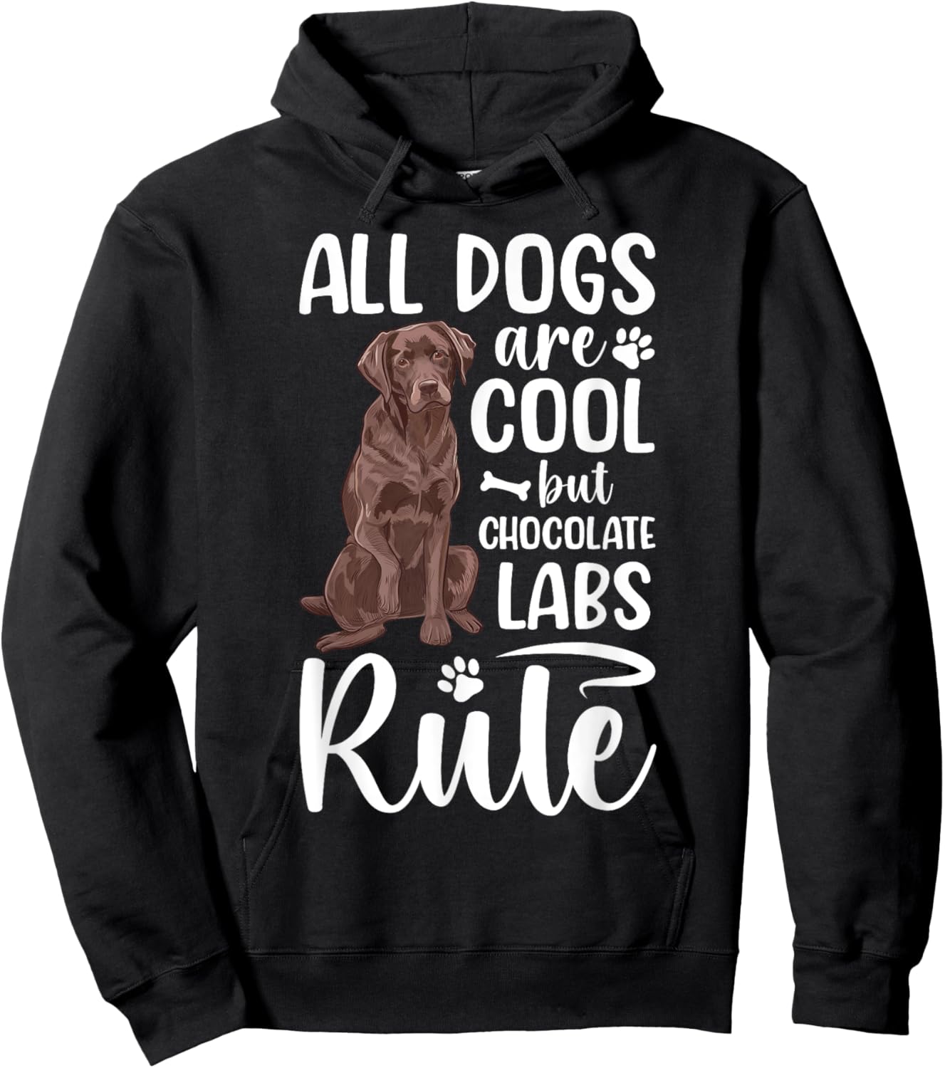 Chocolate Labs Chocolate Lab Owner Chocolate Labrador Lover Hoodie - Hoodie | Black