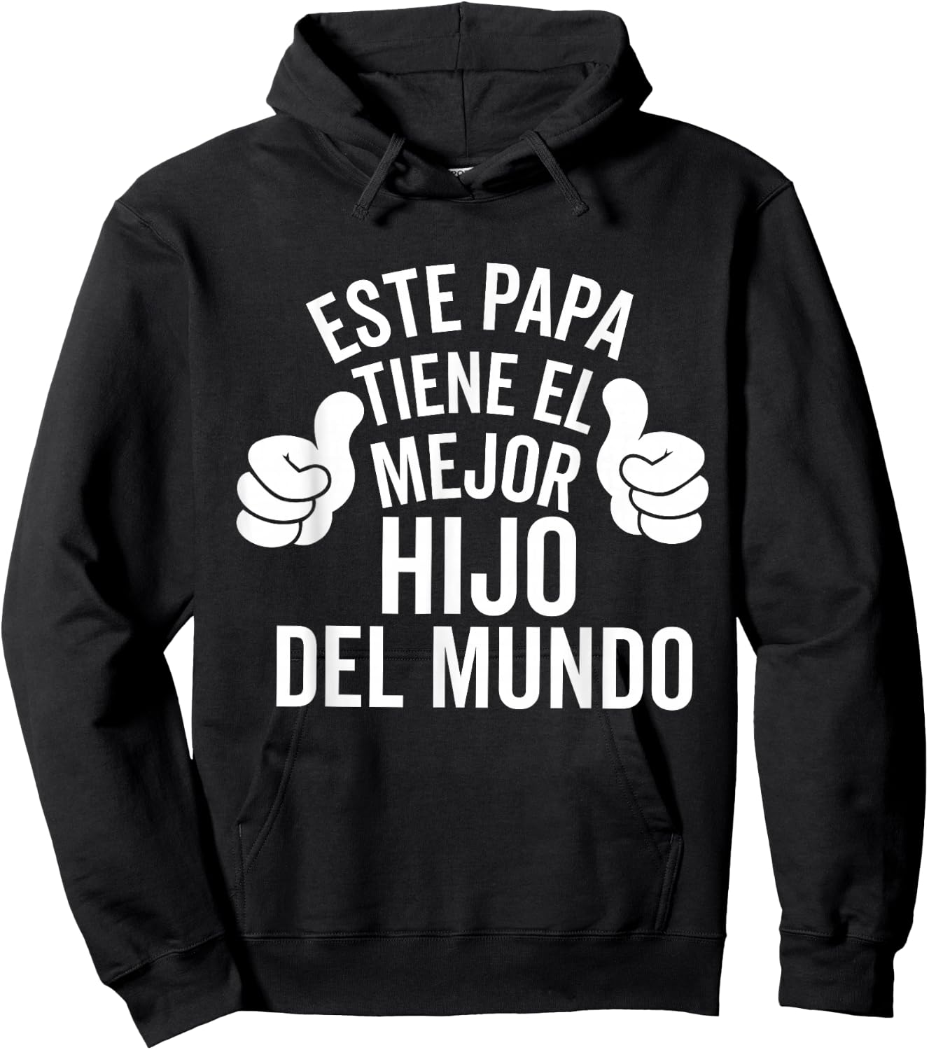 Regalos para Papa Dia Del Padre Camiseta De Un Hijo Chistosa Hoodie - Hoodie | Black