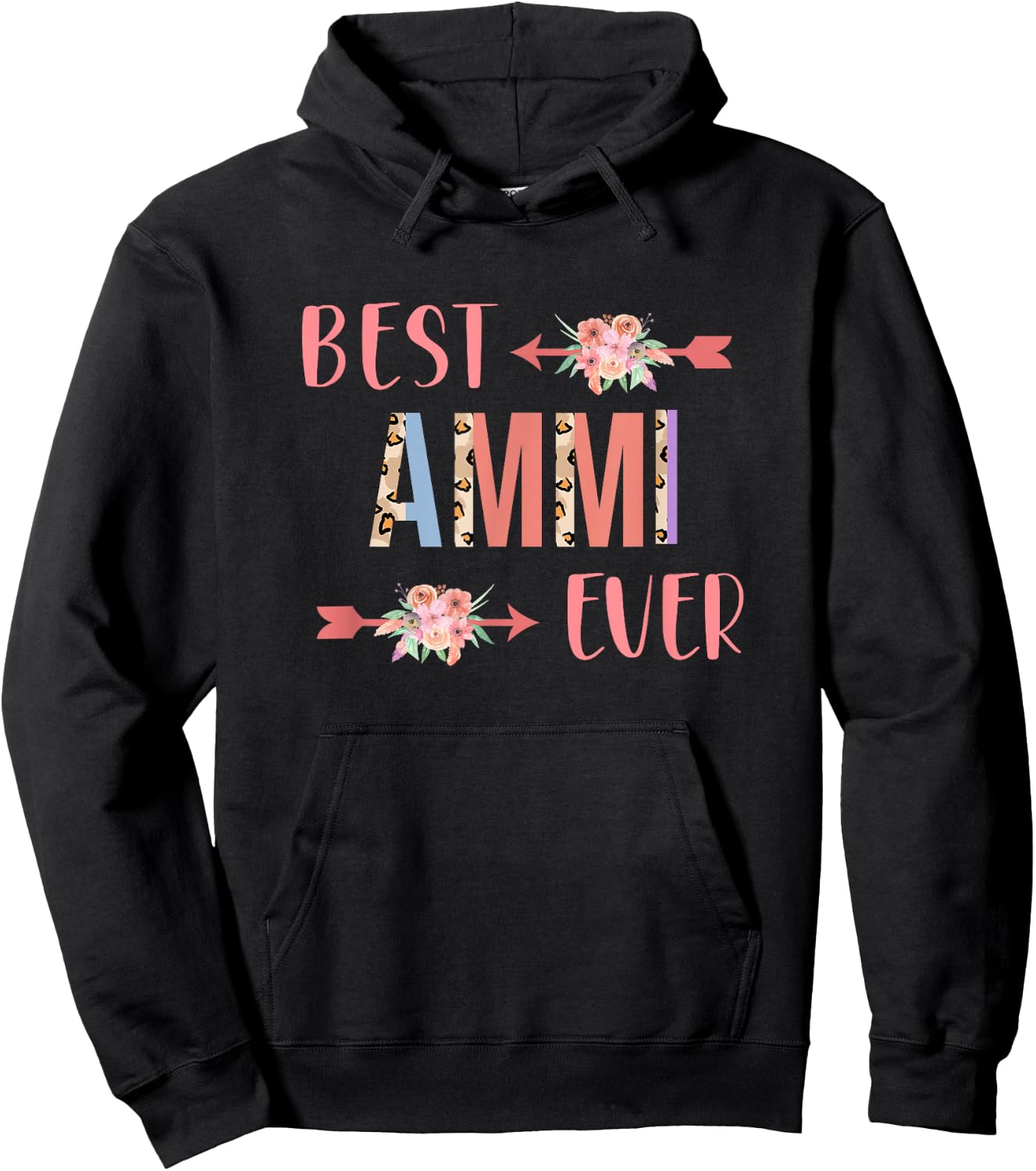 Best Ammi Ever Hindi Or Urdu Mom Mother’s Day Hoodie - Hoodie | Black