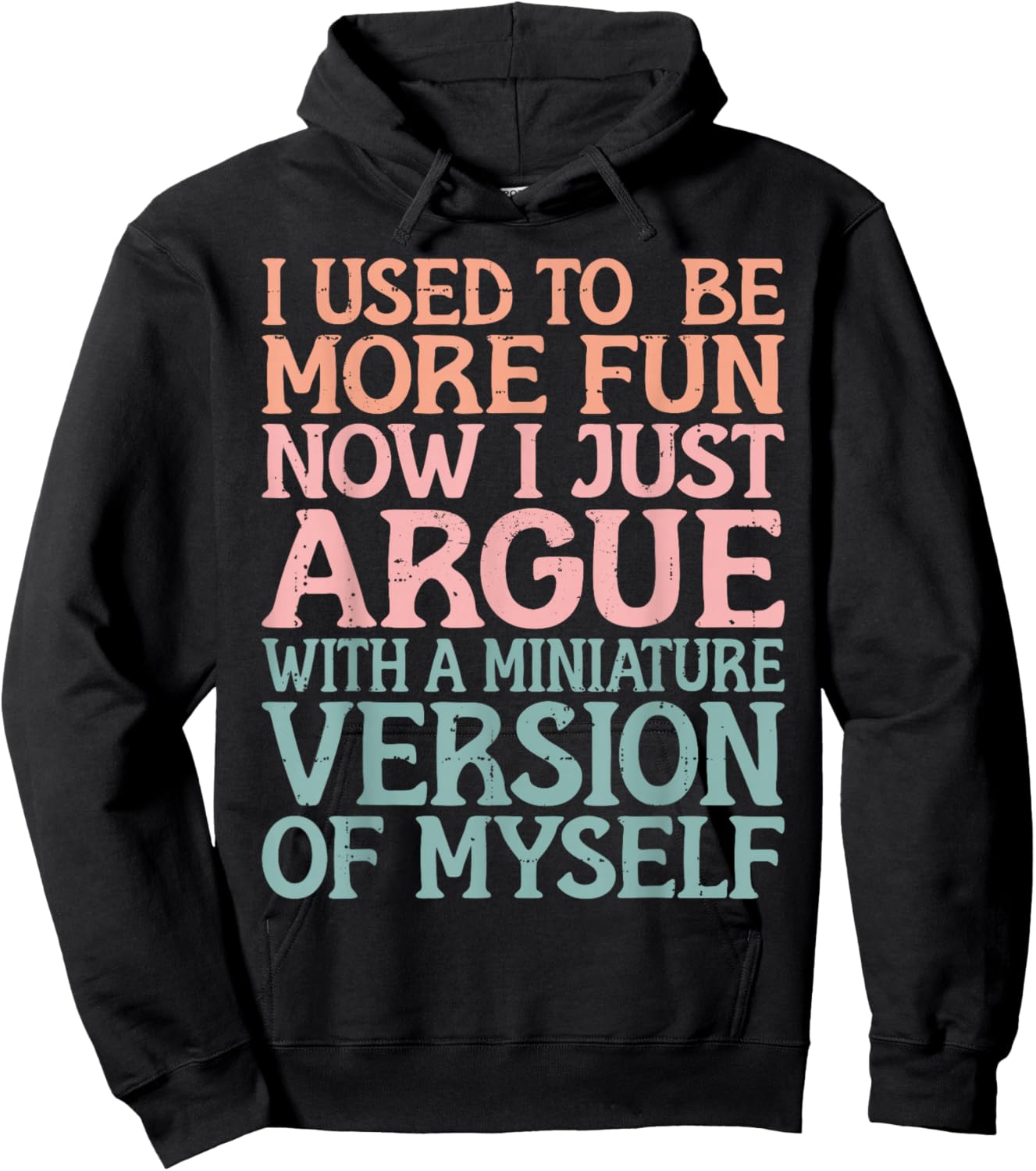 I Used to be more Fun Mom Daughter Mother's Day Funny Hoodie - Hoodie | Black