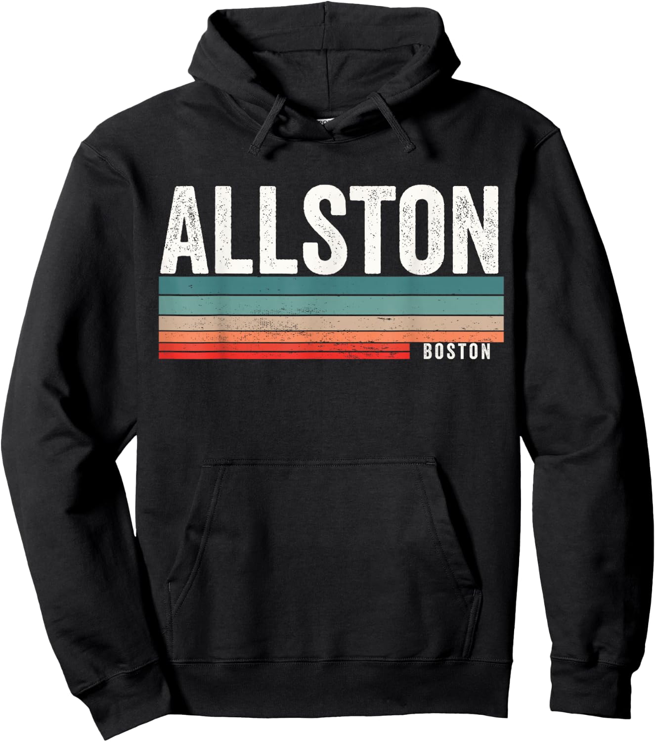 Allston Boston Massachusetts, Allston Hoodie - Hoodie | Black