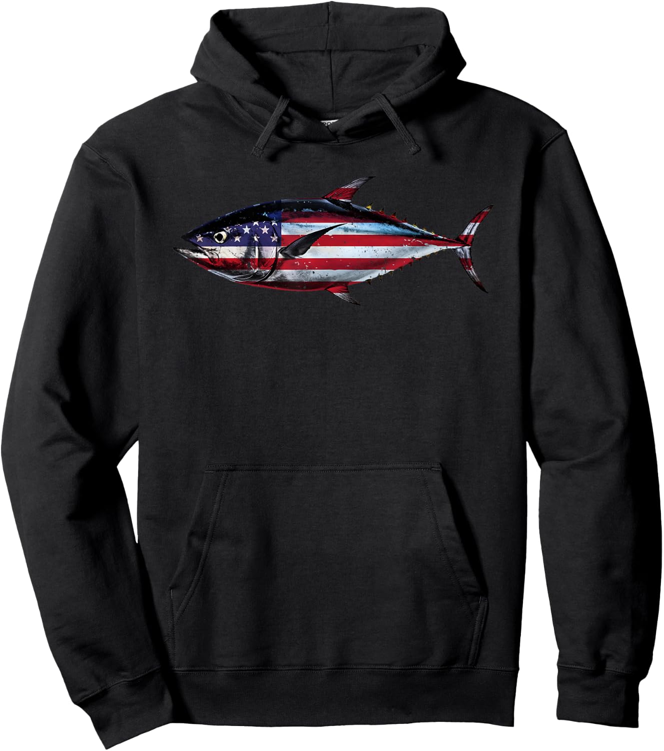 Tuna Fishing Art Women Kids Tuna Fish Tuna Fishing Hoodie - Hoodie | Black
