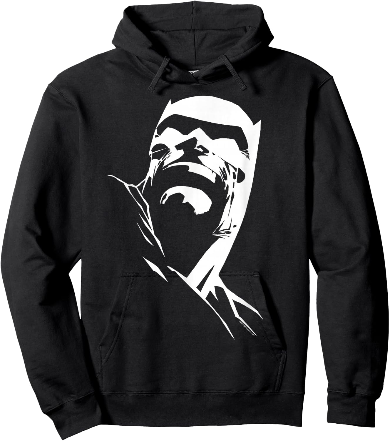 Batman Dark Knight Head Hoodie - Hoodie | Black