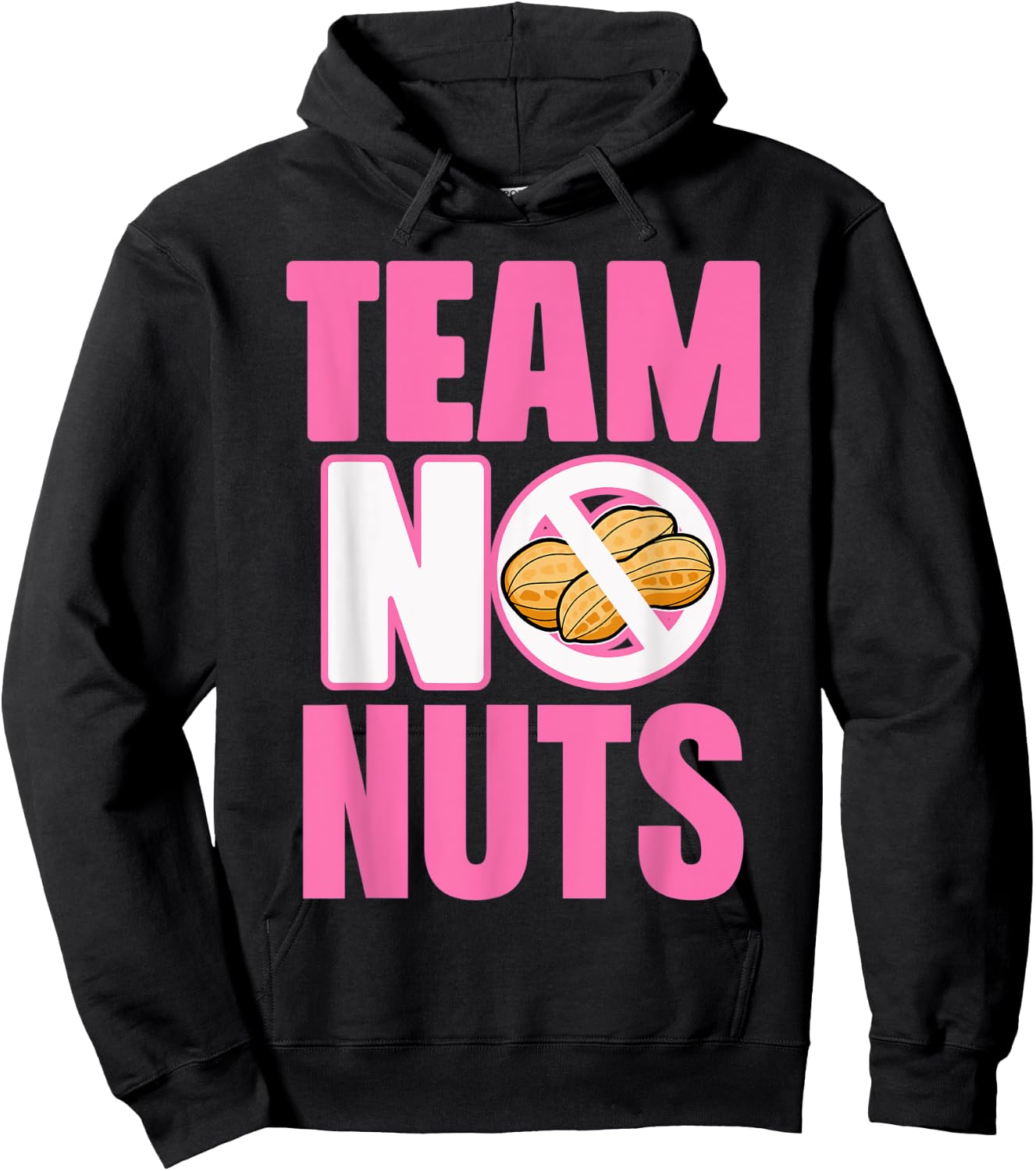 Gender Reveal Team Girl Lustiges „No Nuts“ -Match Party Hoodie - Hoodie | Black
