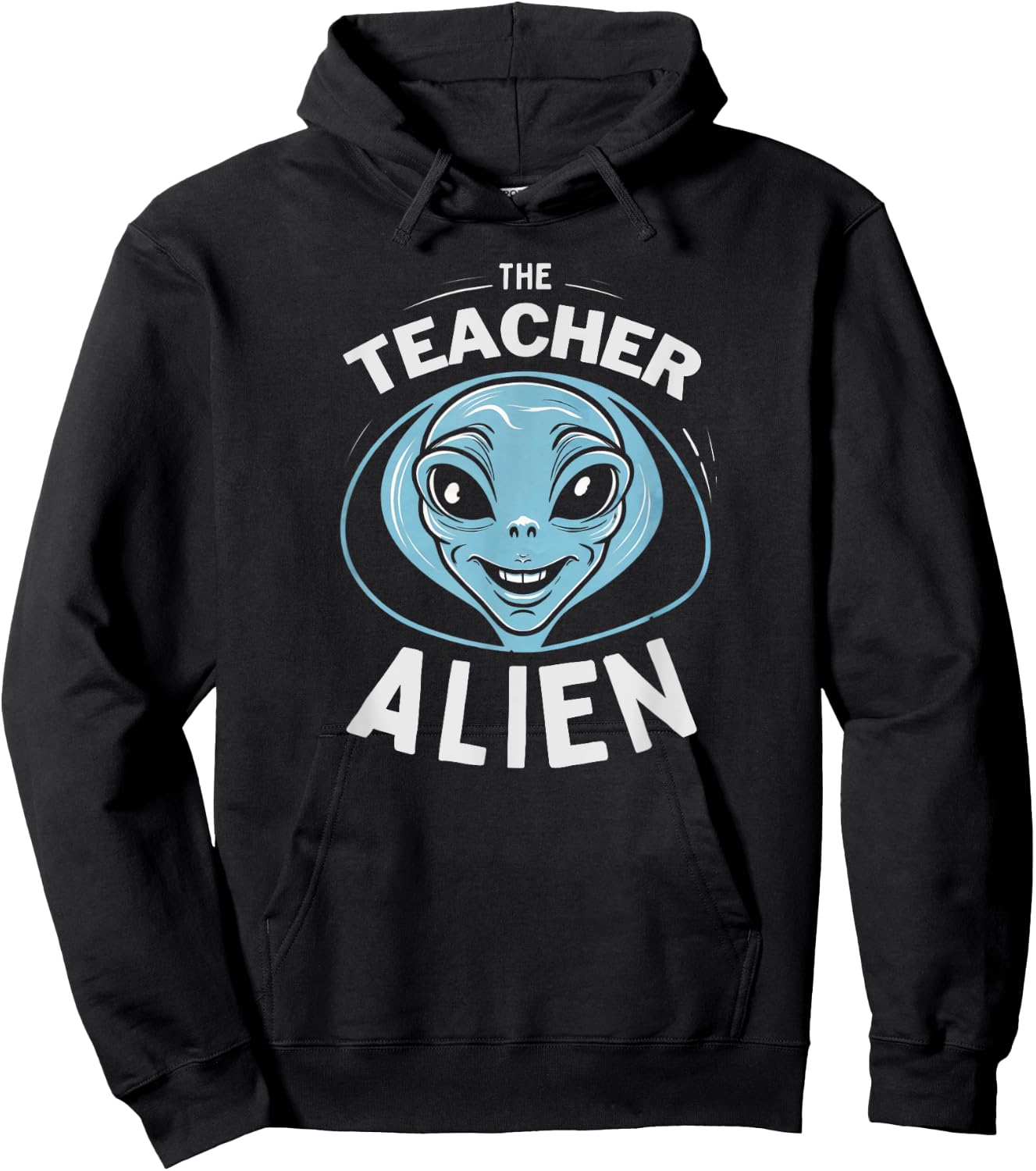 The Teacher Alien Halloween Costume Hoodie - Hoodie | Black