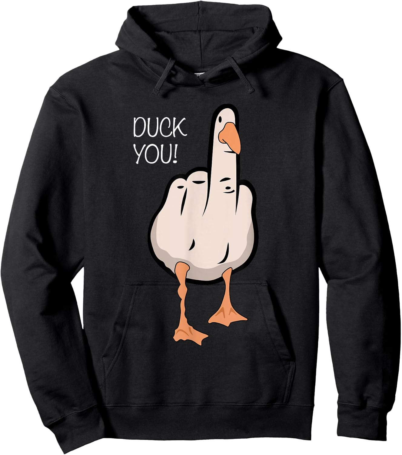 Duck Funny Duck You Hoodie - Hoodie | Black