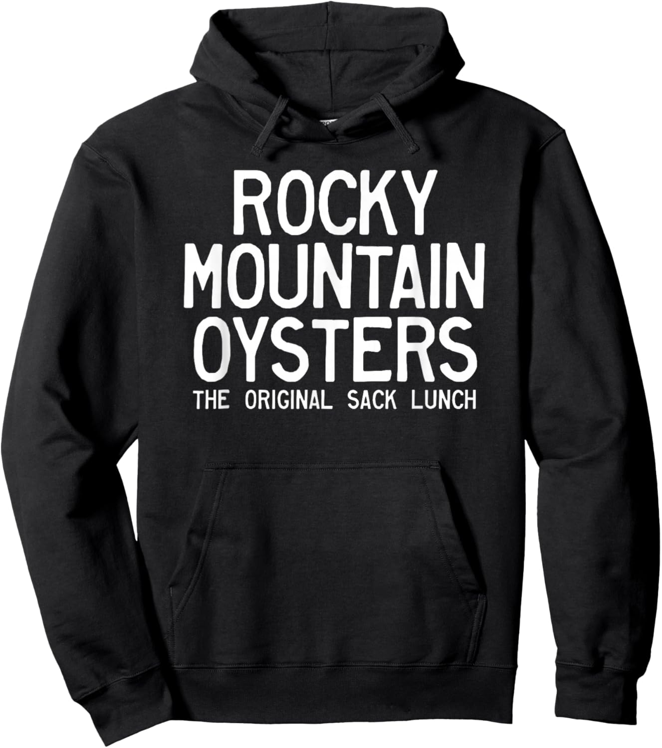Rocky Mountain Oysters The Original Sack Lunch Hoodie - Hoodie | Black