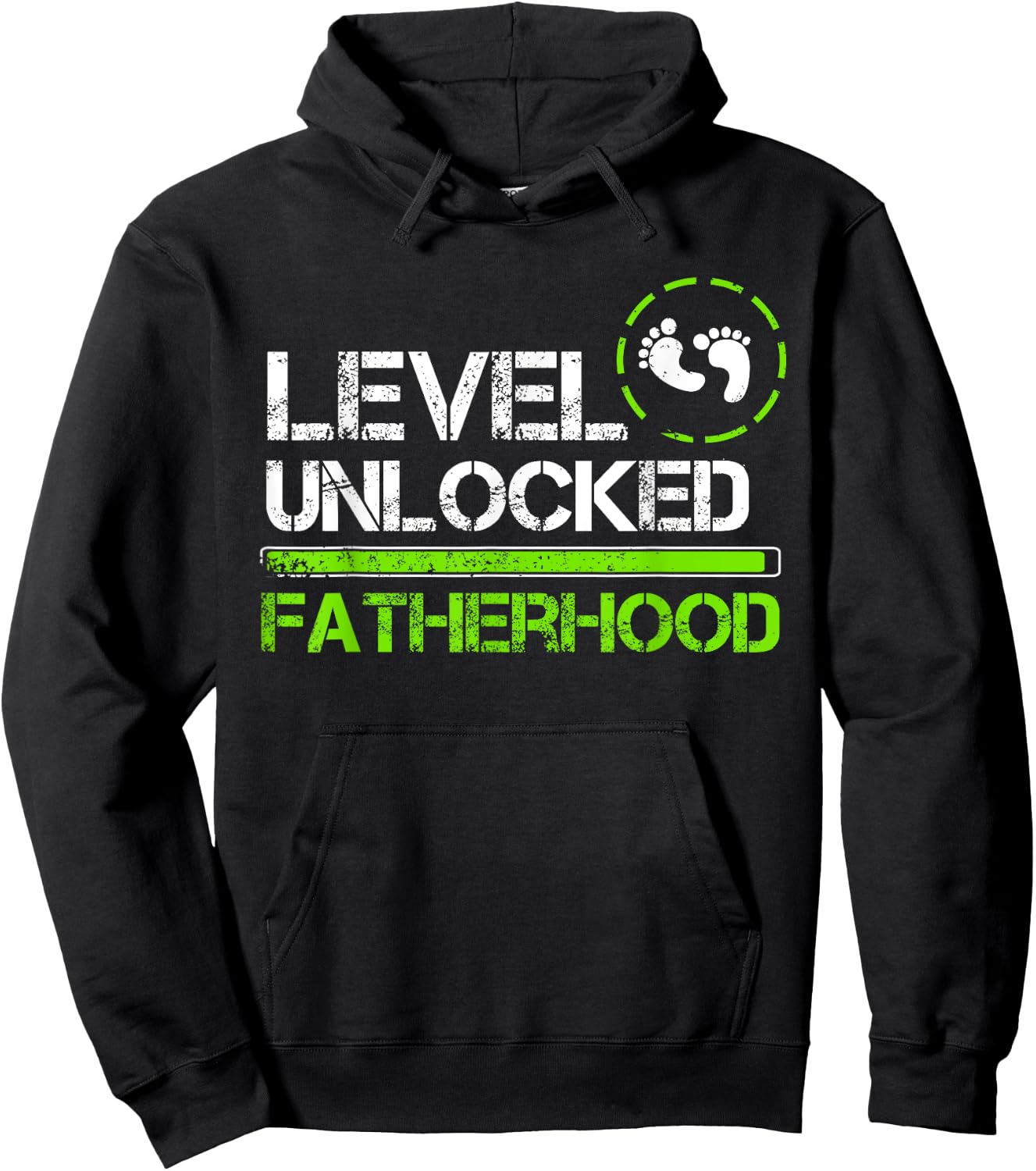 Level Unlocked Fatherhood Gamer You Are Going To Be A Dad Hoodie - Hoodie | Black