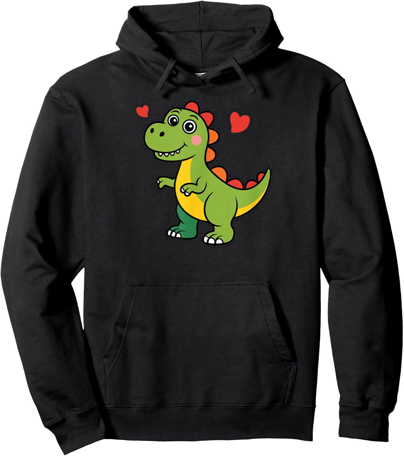 Cute T Rex Dinosaur Tyrannosaurus Rex Jurassic Hoodie - Hoodie | Black