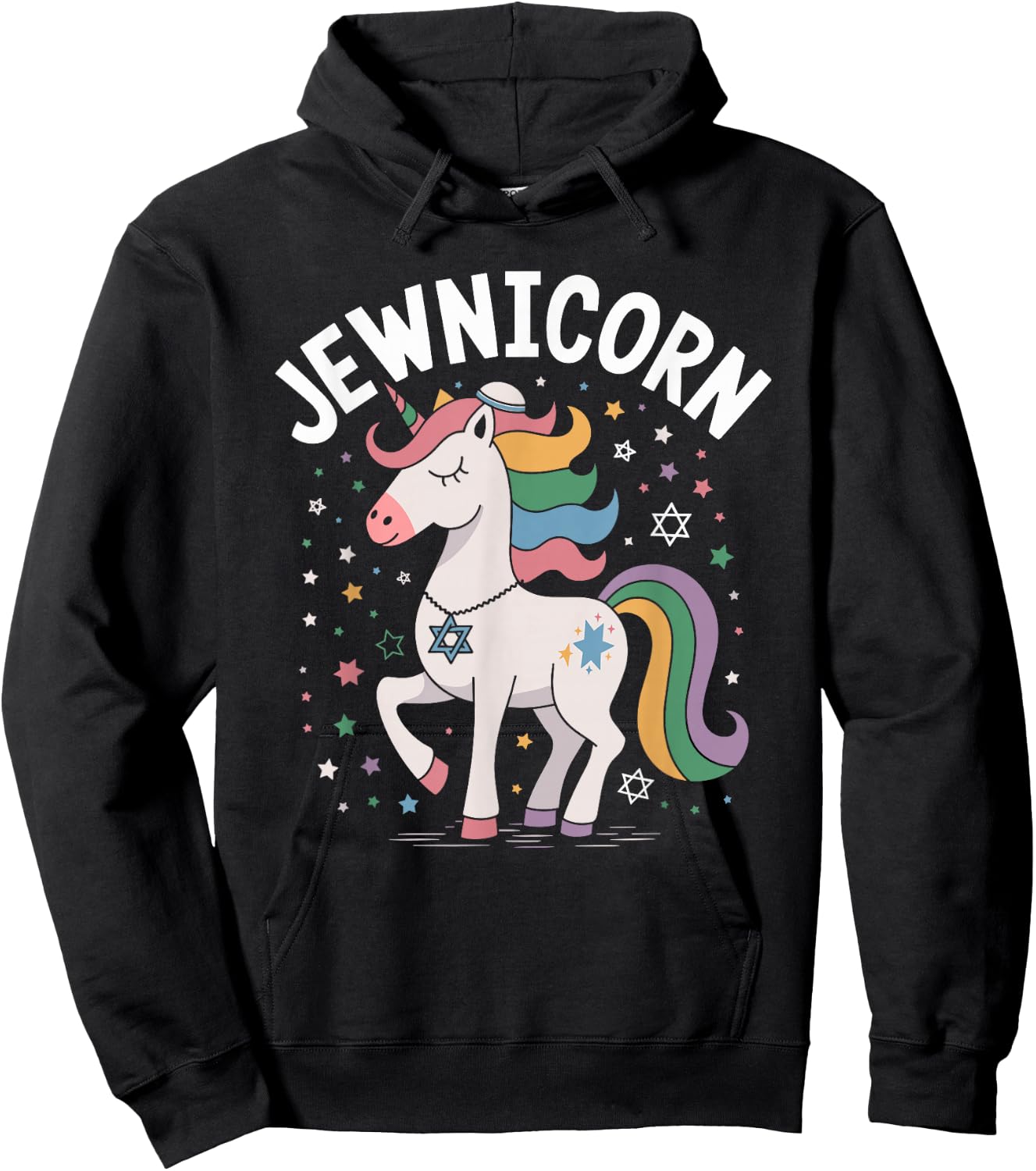 Jewish Unicorn Jewnicorn Hoodie - Hoodie | Black