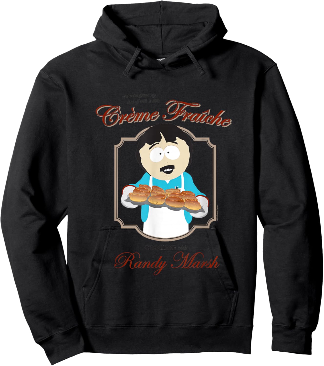 South Park Cartoon Series Randy Marsh Kocht Creme Fraiche Hoodie - Hoodie | Black
