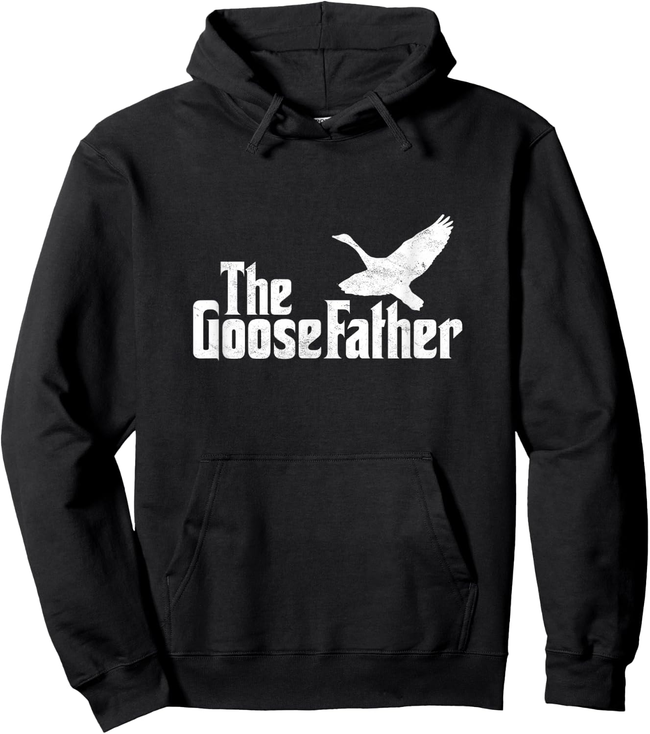 The Goosefather Goose Father Canada Geese Bird Watcher Hoodie - Hoodie | Black