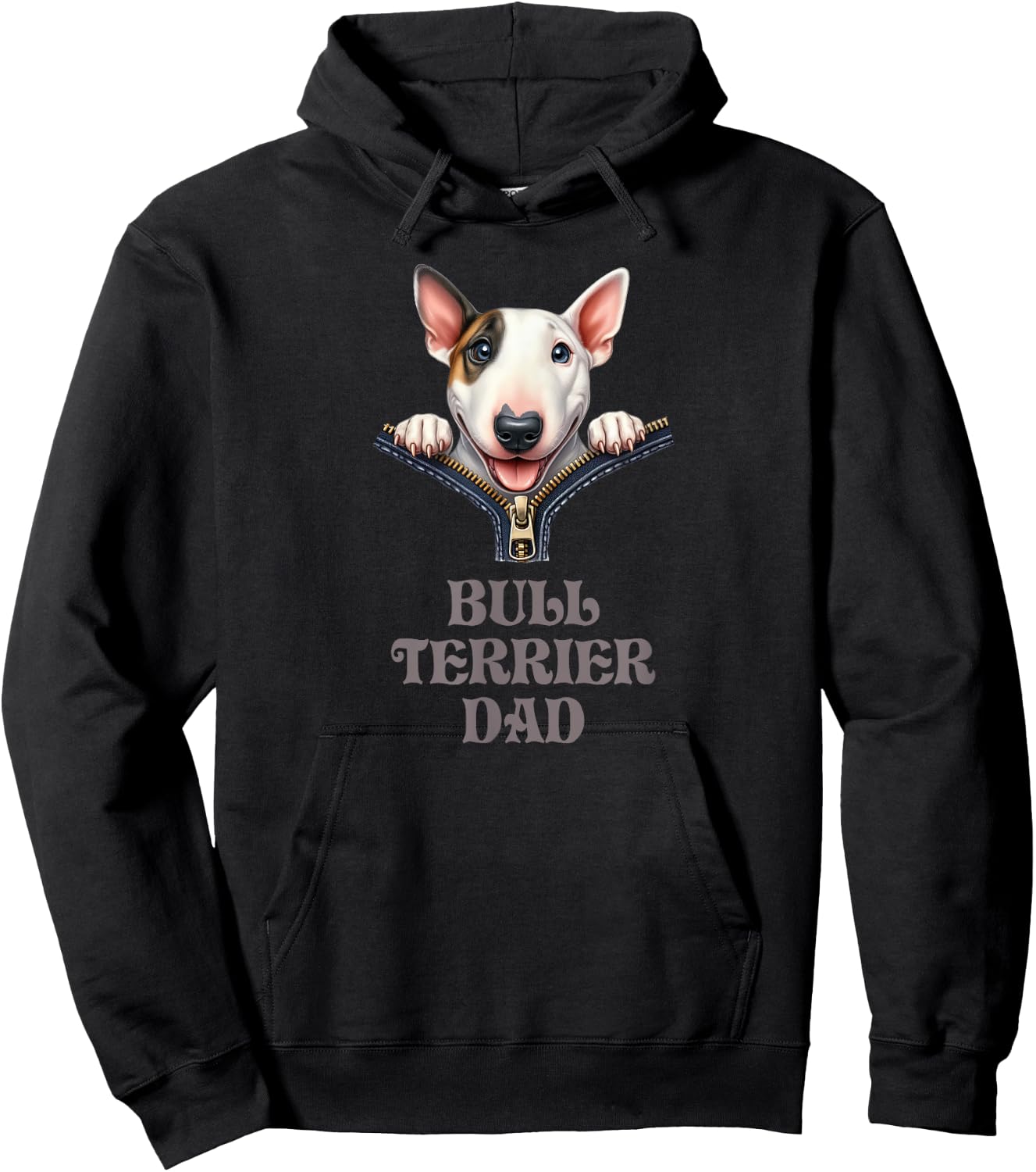 Bull Terrier Dad Hoodie - Hoodie | Black