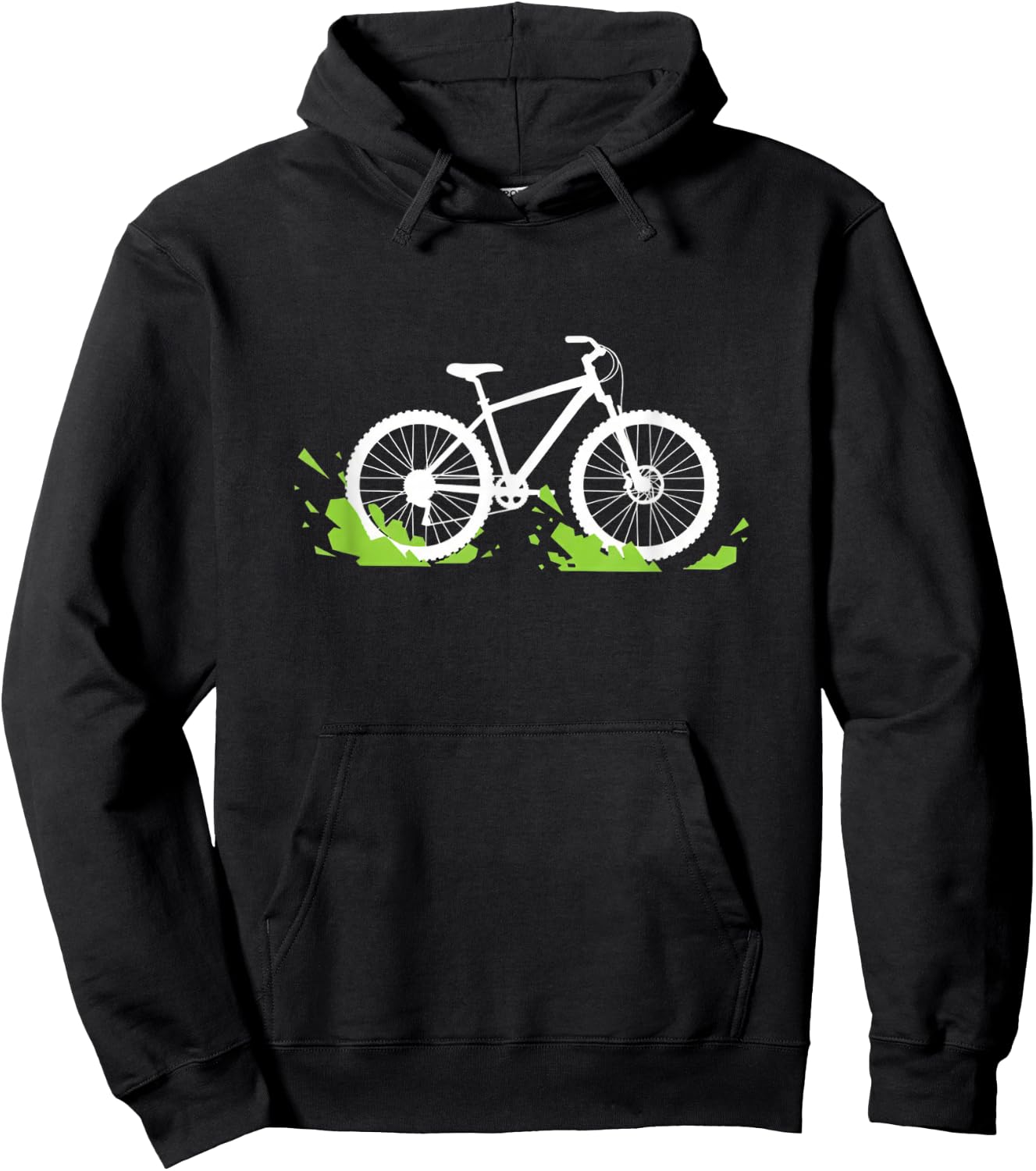 Modernes Design für Radfahrer mit Fahrradmotiv Hoodie - Hoodie | Black