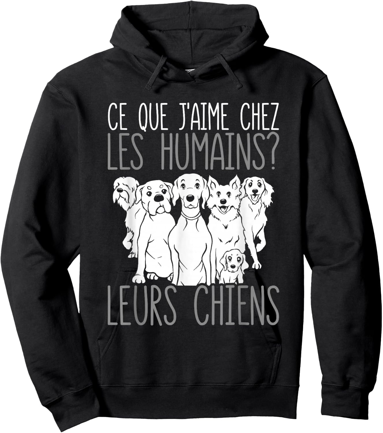 Dog Owner Their Dogs , Black, S Hoodie - Hoodie | Black