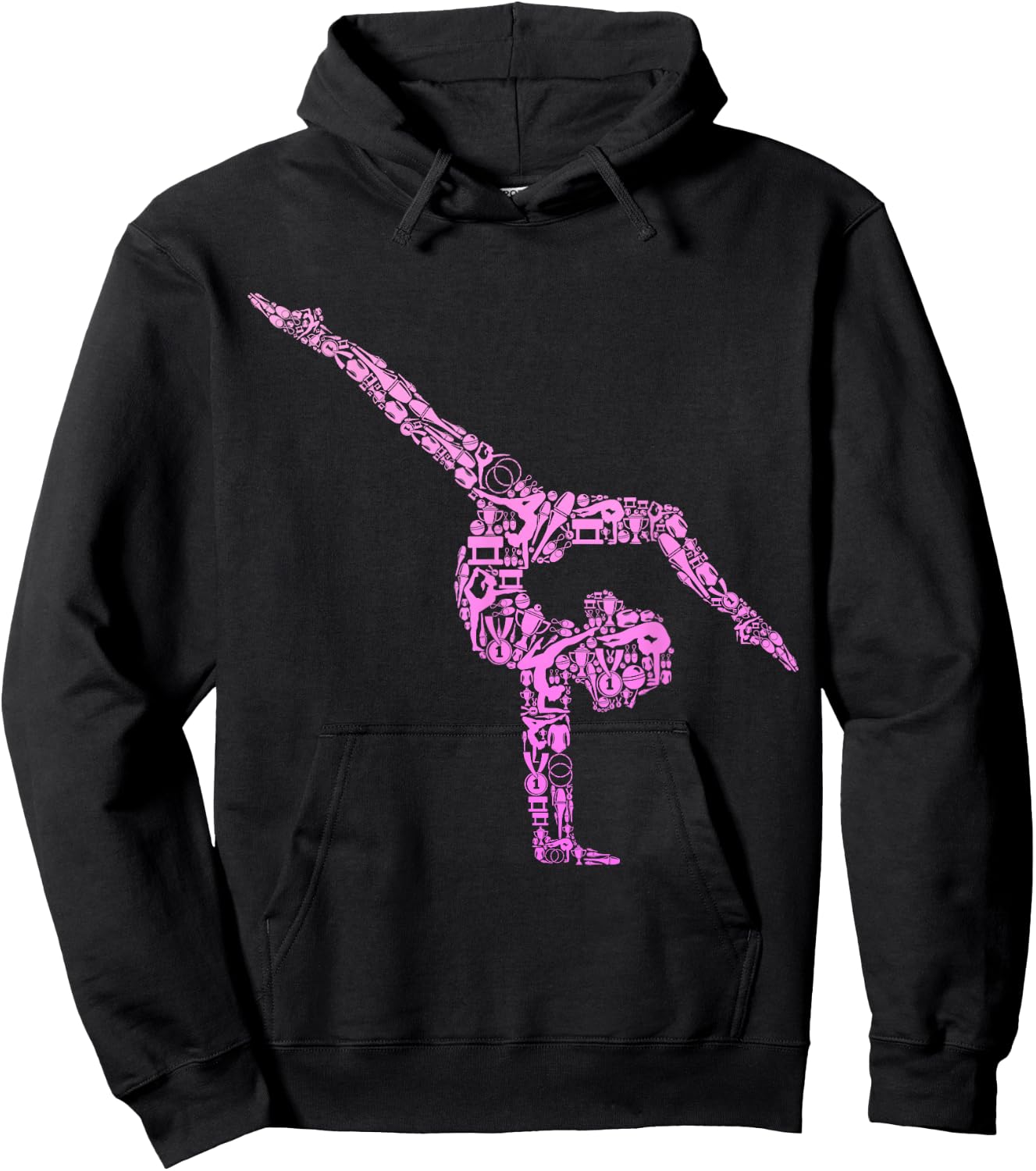 Gymnastics Children's Girls' Hoodie - Hoodie | Black