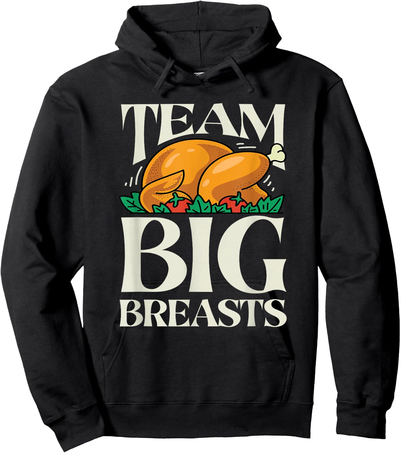 Funny Thanksgiving Men Turkey Hoodie - Hoodie | Black