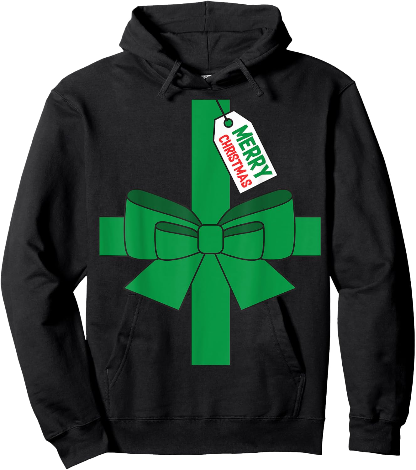 Super Ugly Christmas Funny DIY Costume - Adult, , Red, Small, Short Sleeve Hoodie - Hoodie | Black