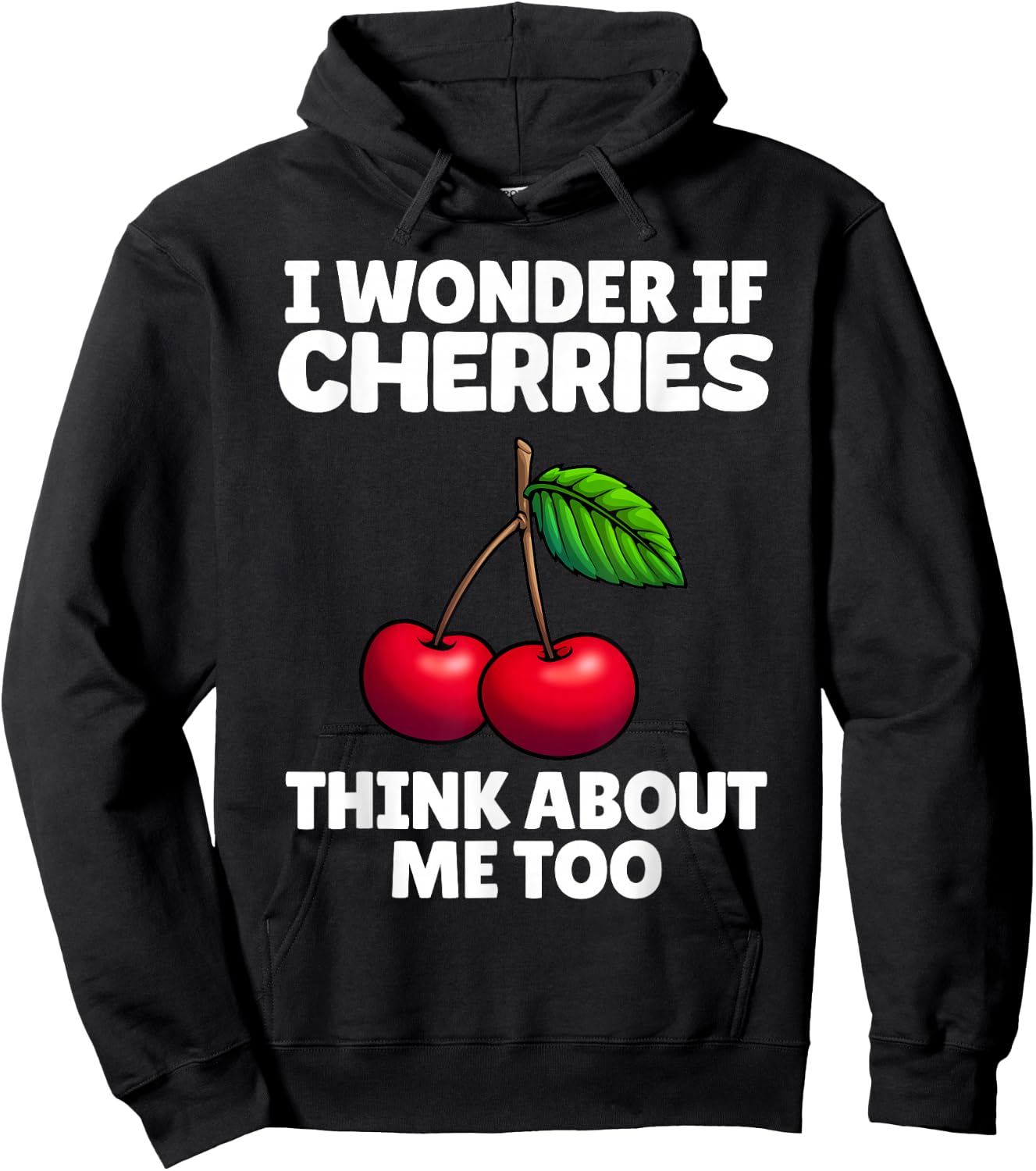 Cherry Graphic Women Kids Cherry Print Cherry Lover Hoodie - Hoodie | Black