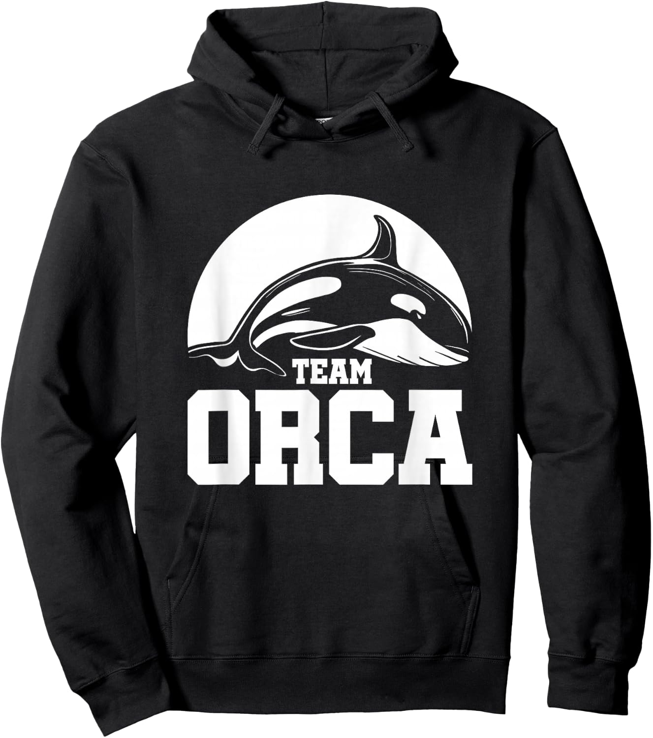 Team Orca Orcas Whale Lover Hoodie - Hoodie | Black