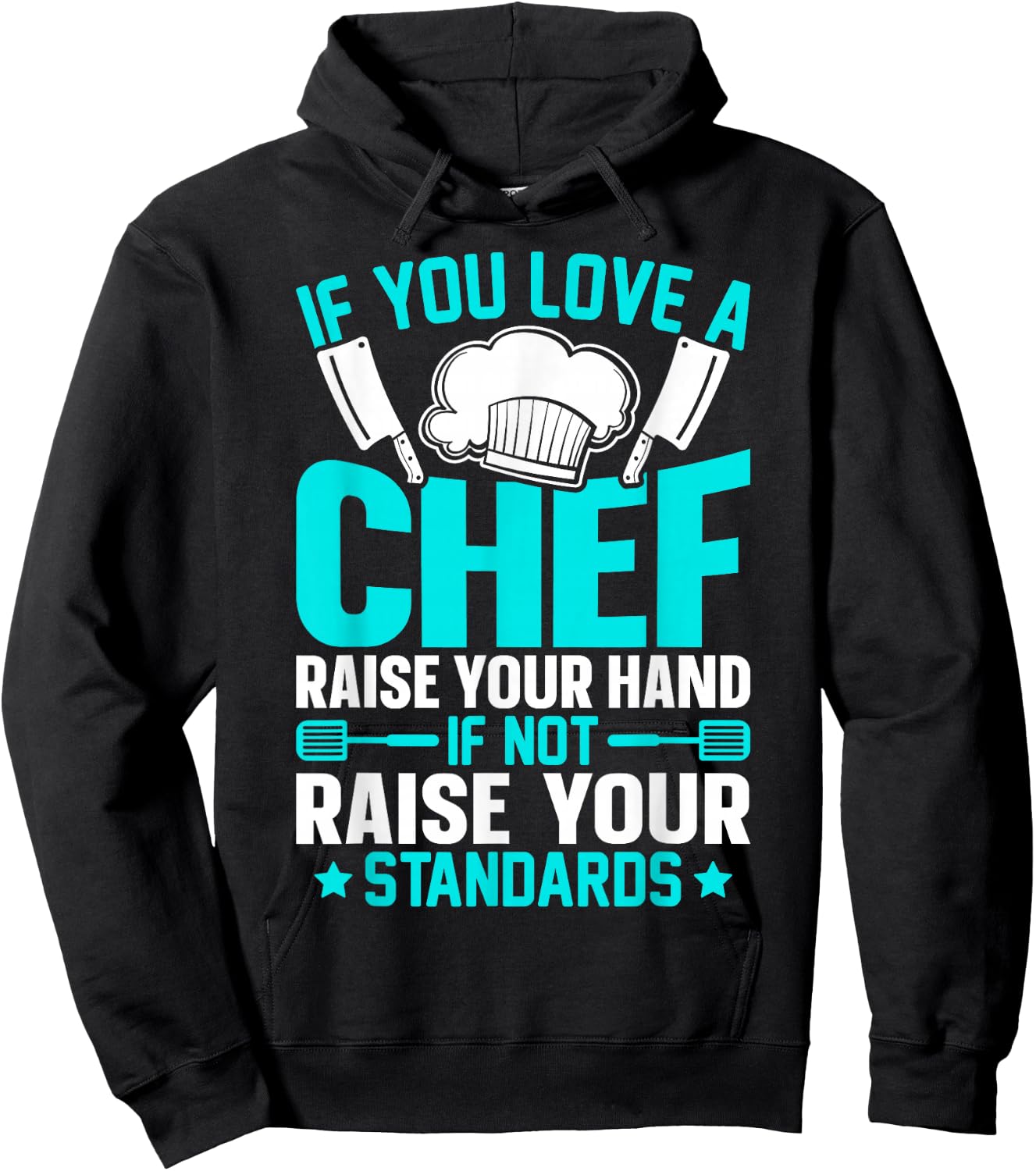 Funny Chef Cooking Gifts Culinary Cook FIDIMA -Adults Black Hoodie - Hoodie | Black
