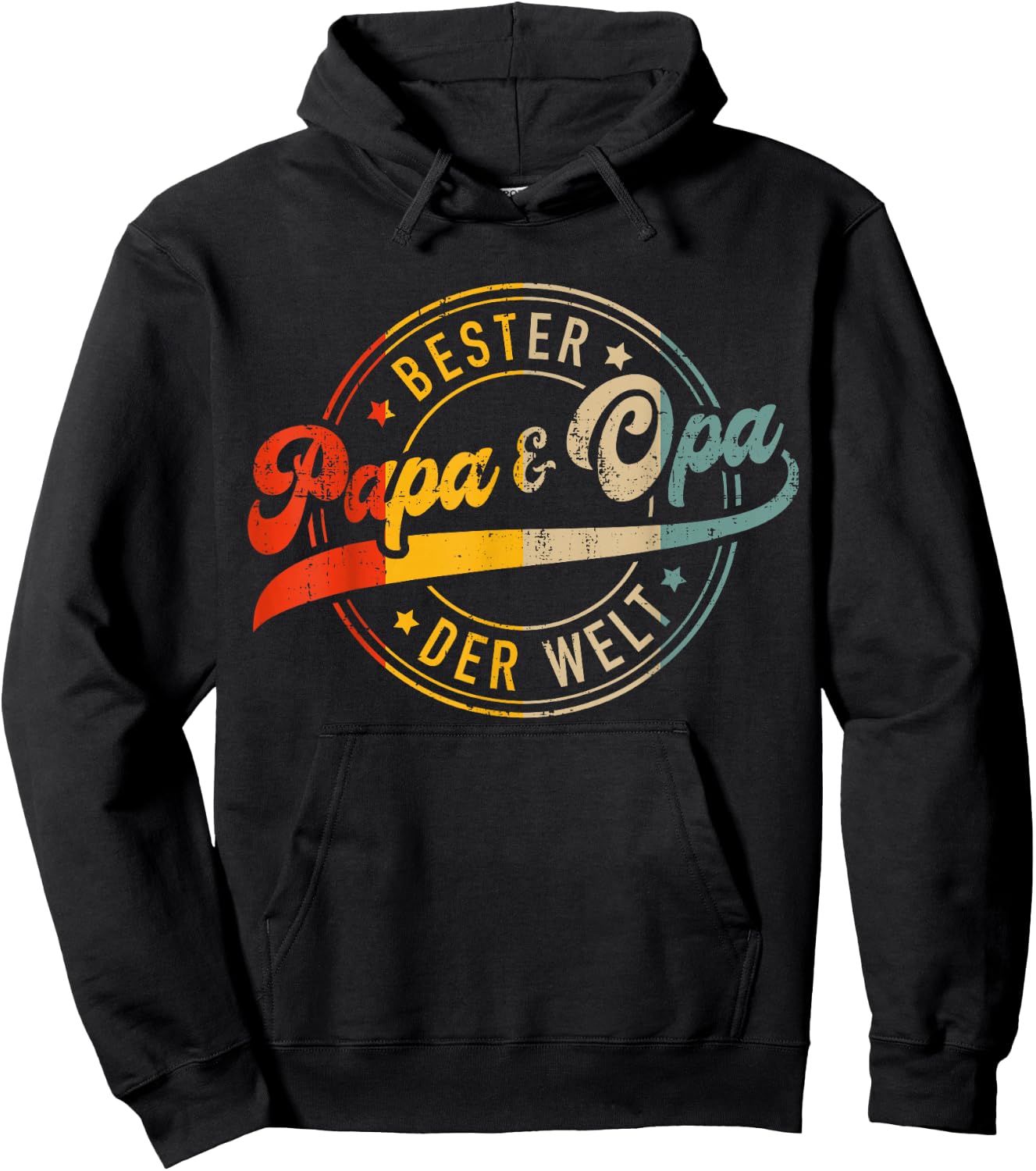 Bester Papa und Opa zum Vatertag, Geburtstag und Weihnachten Hoodie - Hoodie | Black