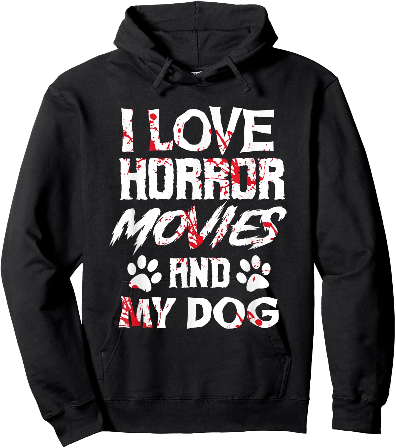 Horror Movies Scary Film Lovers Halloween Fans Thriller Hoodie - Hoodie | Black