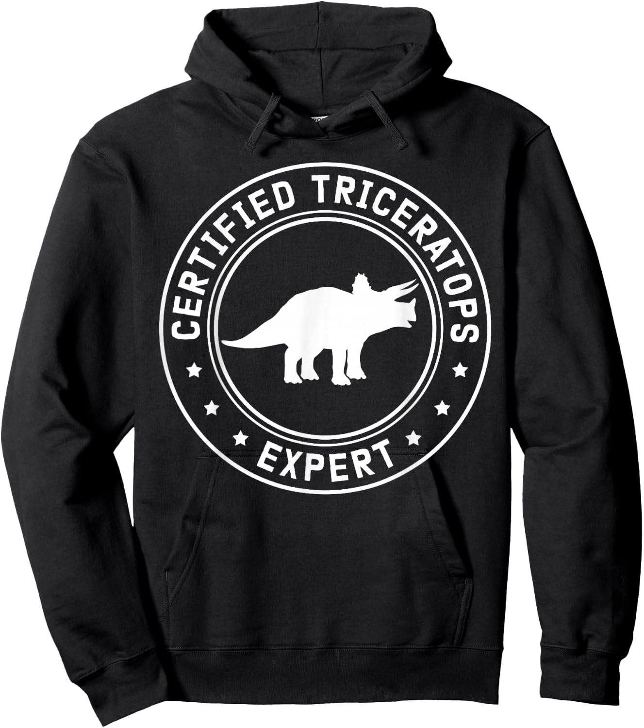 Triceratops Expert | Dinosaurs Triceratopses Hoodie - Hoodie | Black