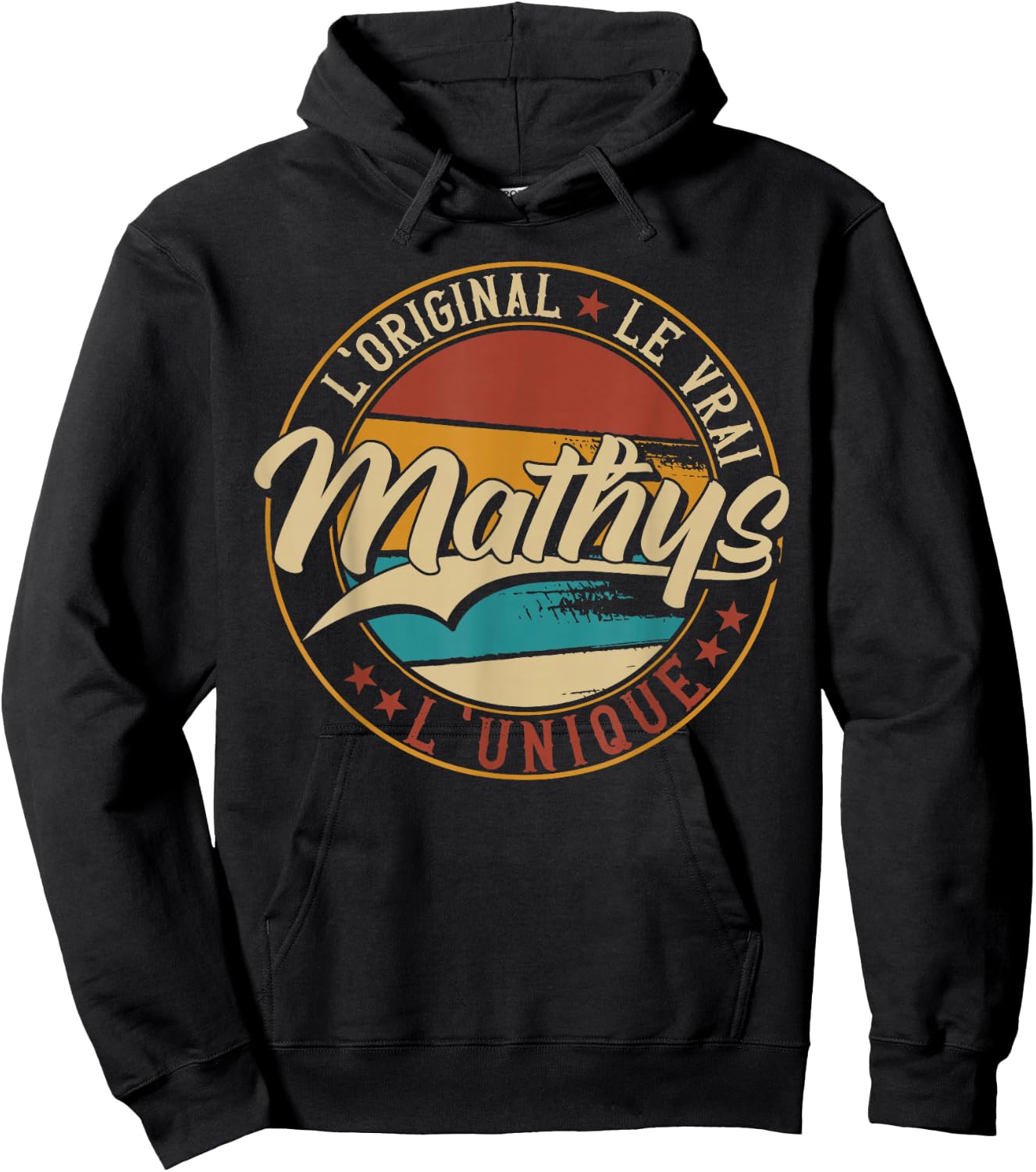 Mathys The Original The True The Unique Men & Boys , Black, S Hoodie - Hoodie | Black