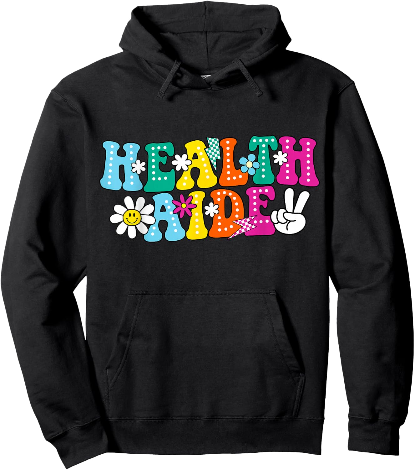 Health Aide Squad Admin Squad Back to School Hoodie - Hoodie | Black