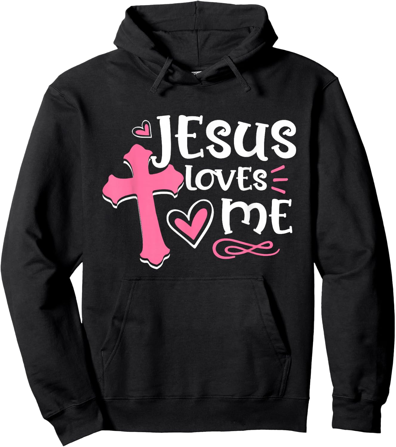 Awesome Religious Jesus's Love Jesus Loves Me Christian Hoodie - Hoodie | Black
