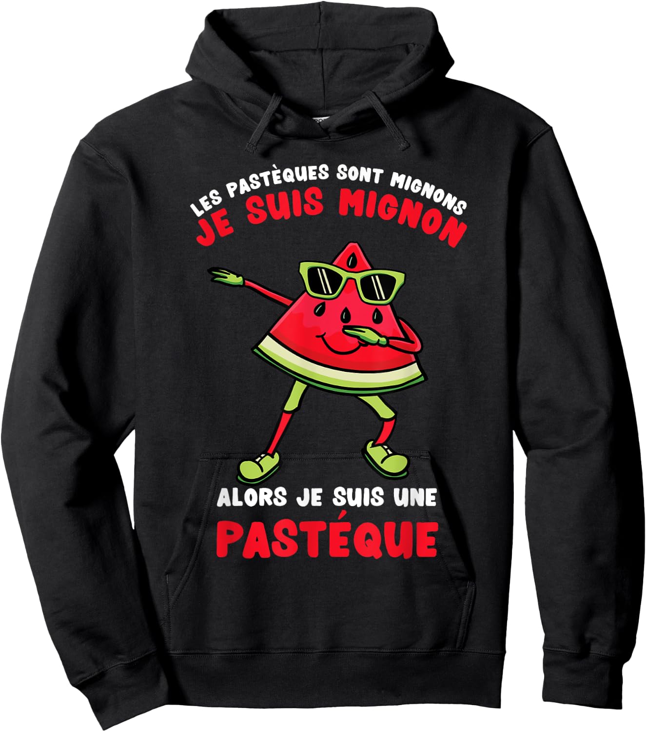 Mignon Je Suis une pastèque , Black, S Hoodie - Hoodie | Black