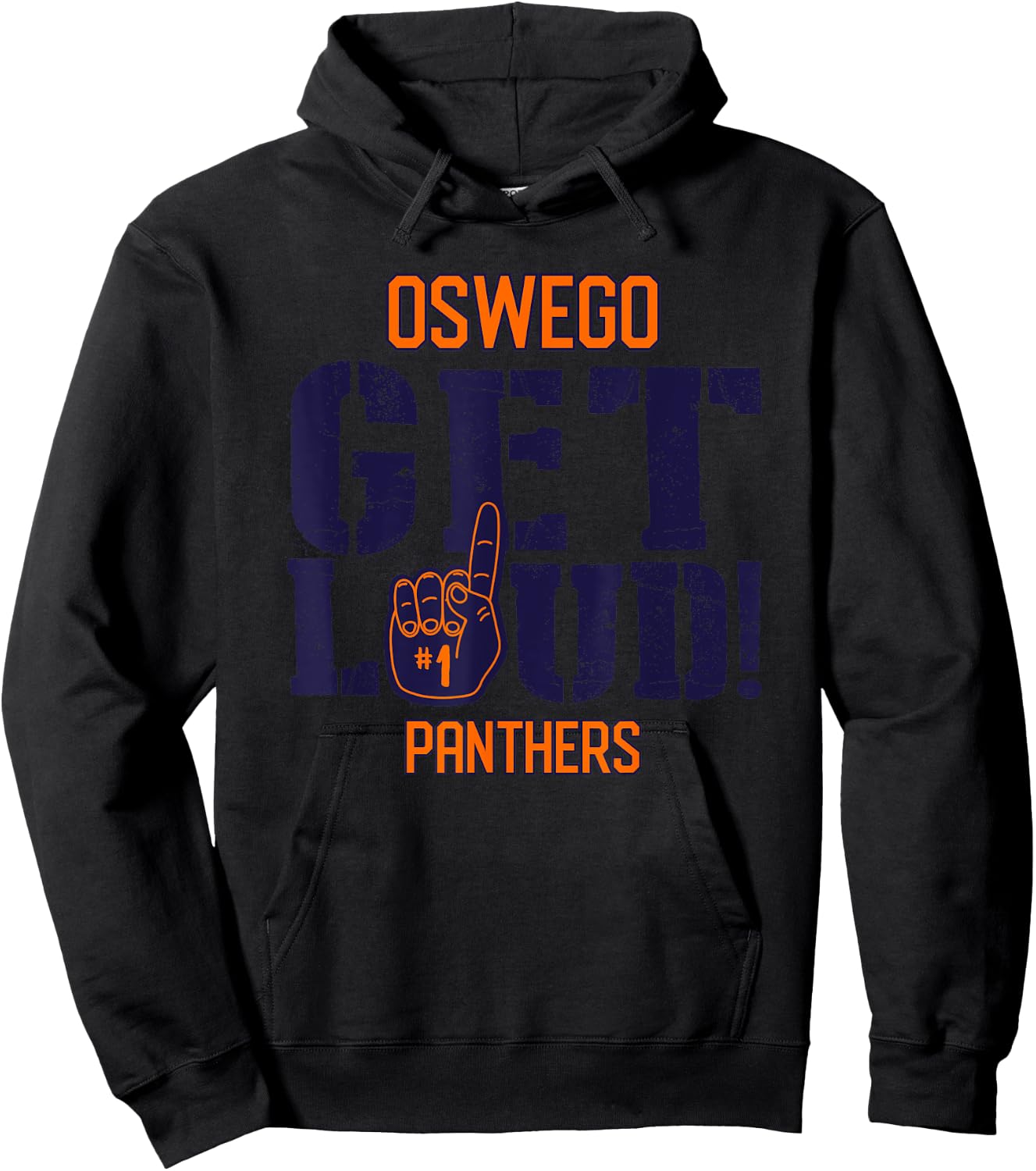 Oswego High School GET LOUD Panthers Hoodie - Hoodie | Black
