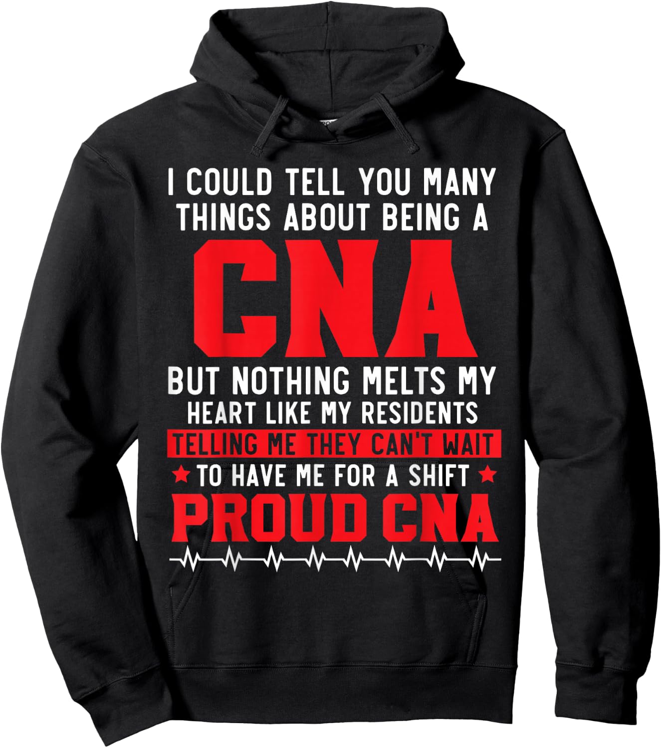 Certified Nursing Assistant Medical Worker CNA Hoodie - Hoodie | Black