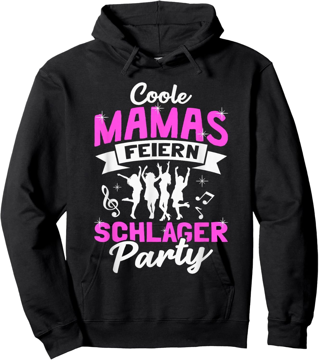 Coole Mamas Feiern Schlager Party Hoodie - Hoodie | Black