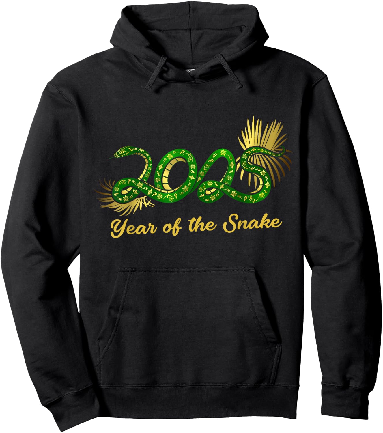 Zodiac Chinese New Year of the Snake 2025 Men Women Kids Hoodie - Hoodie | Black